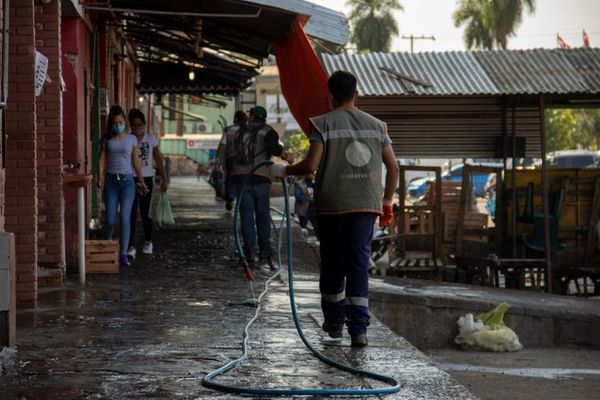 Controlan incendio registrado en Mercado de Abasto