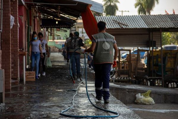 Controlan incendio registrado en Mercado de Abasto