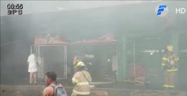 Siniestro en Mercado del Abasto es controlado | Noticias Paraguay