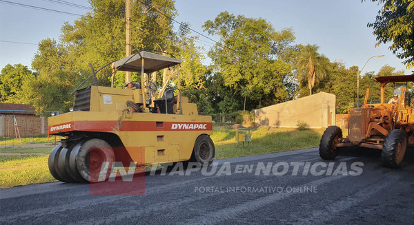 30 NUEVAS CUADRAS DE ASFALTADO PARA CNEL. BOGADO 