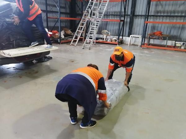 SEN asiste a familias afectadas por inundaciones en seis barrios de Concepción | .::Agencia IP::.
