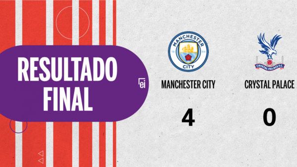 Doblete de John Stones en la goleada de Manchester City frente a Crystal Palace