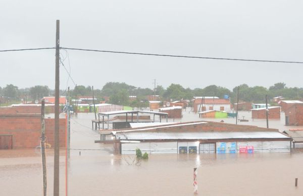 Lluvia de 297 mm deja bajo agua a Concepción - Nacionales - ABC Color