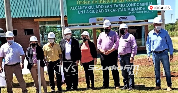 Construcción de alcantarillado sanitario beneficiará a 10.000 ciudadanos de Capitán Miranda