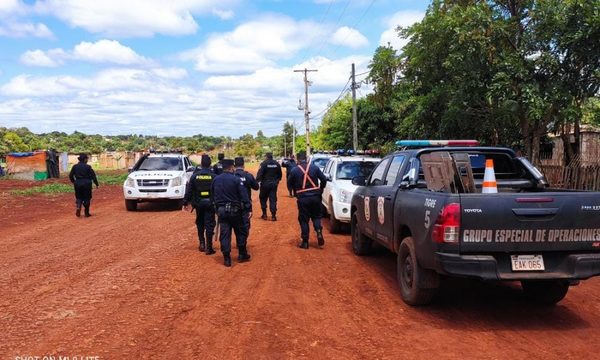 Fiscal no se animó a desalojar a conocidos invasores que atropellaron finca en Km 10