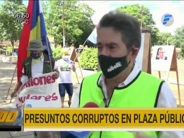 Con un "corruptour" buscan exponer causas emblemáticas de corrupción
