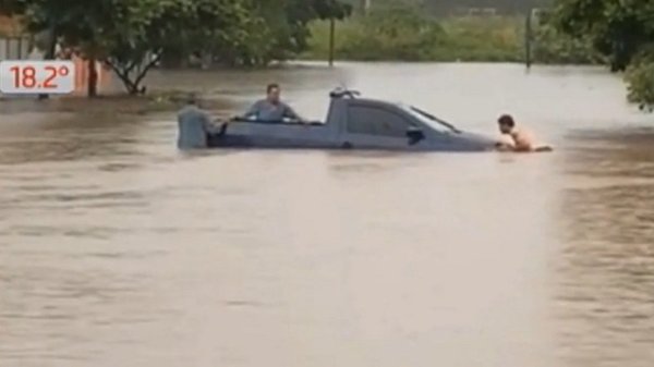 Histórica tormenta en Concepción: “No recuerdo que haya caído tanta lluvia” | Noticias Paraguay