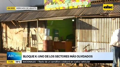 Bloque K del Abasto, uno de los sectores más olvidados - ABC Noticias - ABC Color