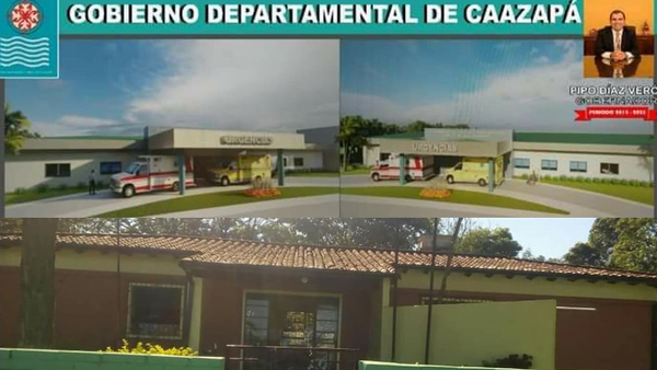 Gobernación de Caazapá realizará más obras en el área de salud - Noticiero Paraguay