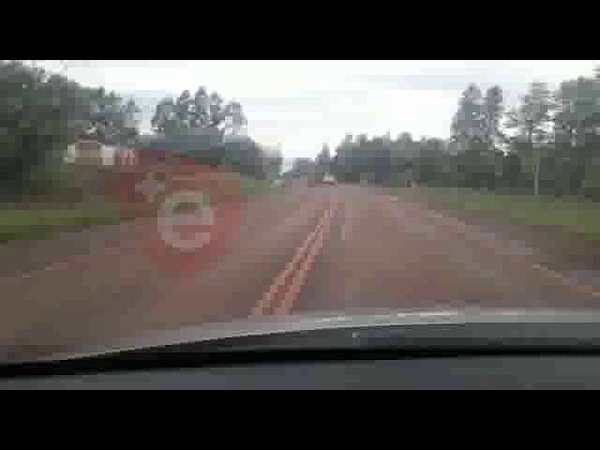 MULTAN A CHOFER DE COLECTIVO QUE JUGABA CARRERA SOBRE RUTA PY06 EN BELLA VISTA