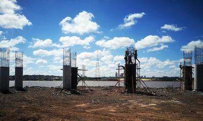 Puente Héroes del Chaco: viaducto de acceso en Chaco’i va tomando altura | .::Agencia IP::.