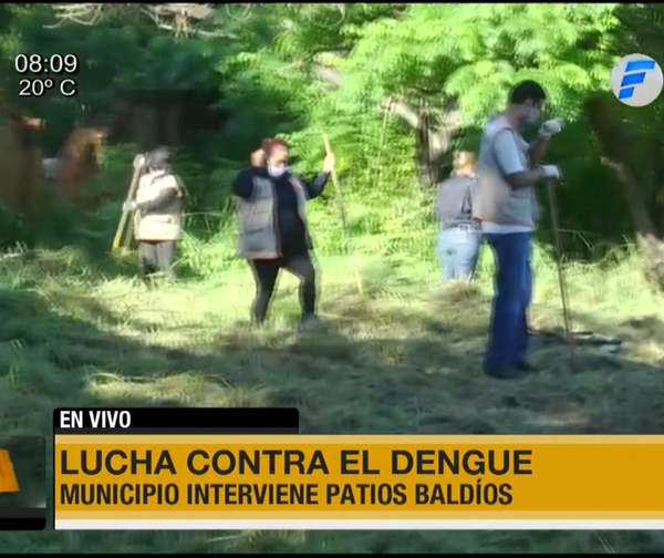 Intervienen patios baldíos en Asunción