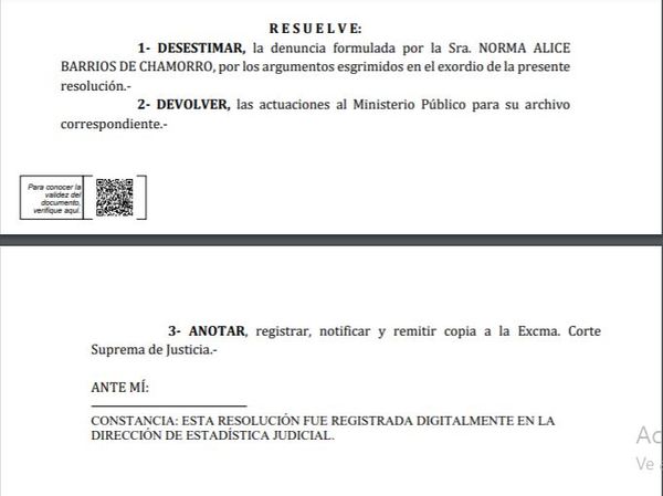Justicia desestima denuncia presentada contra la dueña de Fasv Import Export