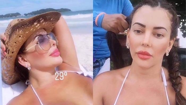 HOY / Marly Figueredo se relaja en exóticas playas mientras chicanea su proceso por lavado de dinero