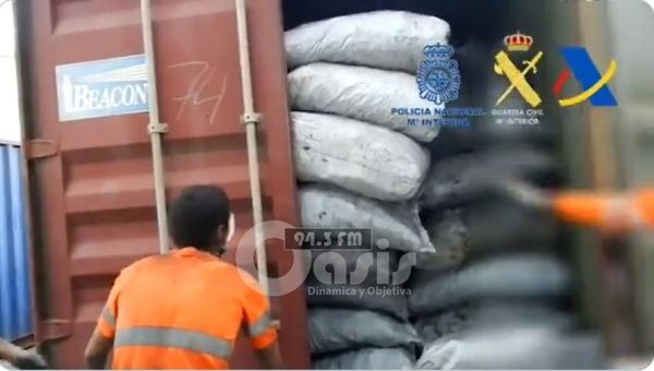 Caen  en España más de dos toneladas de cocaína , enviados desde  Paraguay