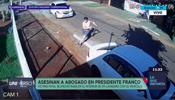 HOY / Gustavo Galeano, con detalles del asesinato de un abogado en la ciudad de Presidente Franco