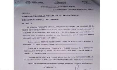Denuncian a empresa por no pagar a funcionarios – Prensa 5