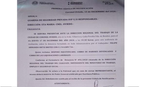 Denuncian a empresa por no pagar a funcionarios – Prensa 5