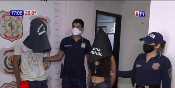 Capturan a pareja de presuntos asaltantes | Noticias Paraguay