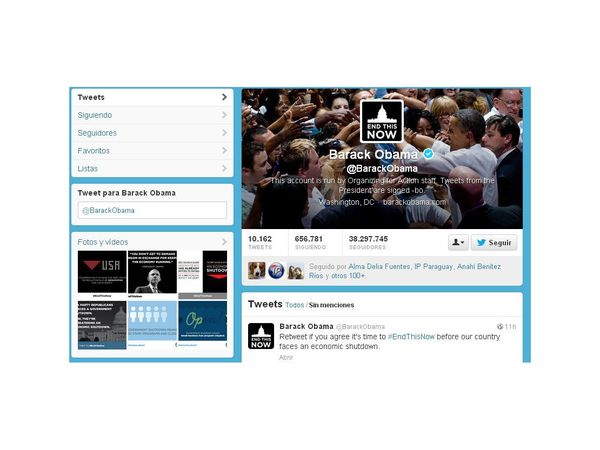 Obama presiona al Congreso a través de Twitter