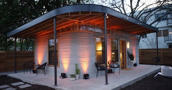 La Nación / Construyen una casa impresa en 24 horas