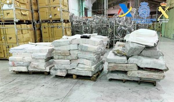 Sospechosa omisión de Aduanas en envío de 2 Ton. de cocaína a España