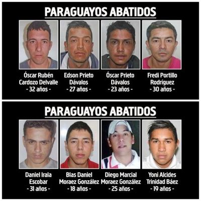 Armas halladas con paraguayos del PCC fueron usadas en otros crímenes