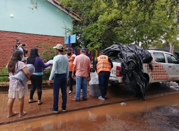 SEN provee alimentos y colchones a damnificados por inundación en Concepción