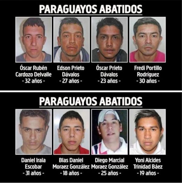 Armas halladas con paraguayos del PCC fueron usadas en otros crímenes