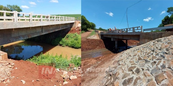 VERIFICAN AVANCE DE CONSTRUCCIÓN DE PUENTES EN VARIOS DISTRITOS DE ITAPÚA