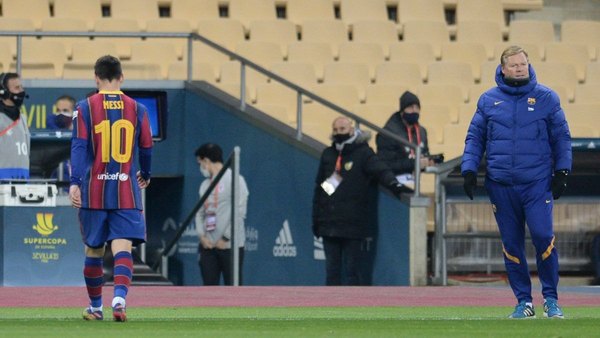 La sanción a Messi por su primera expulsión en Barcelona