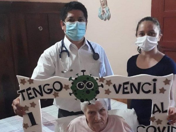 Villarrica: Jubilada de 101 años ganó la batalla contra el Covid-19