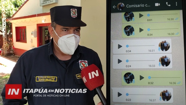 COMISARIO DENUNCIA USO DE SU IMAGEN POR EXTORSIONADORES.