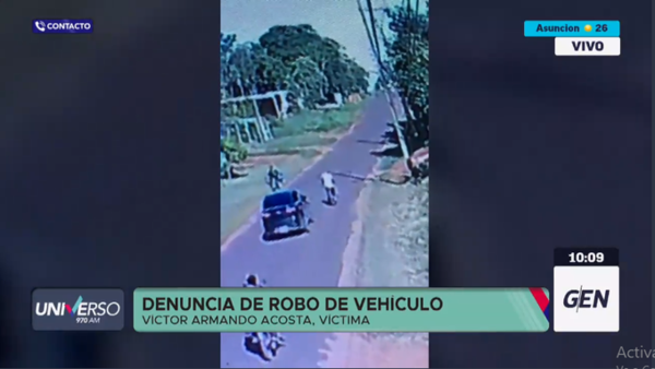 HOY / Víctor Armando Acosta, conductor de Uber, fue víctima del robo de su vehículo en Itauguá