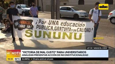 Arancel Cero victoria de mal gusto para estudiantes - ABC Noticias - ABC Color