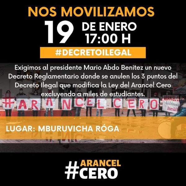 Arancel Cero: Miembros de CEUNA se movilizarán contra decreto reglamentario - Nacionales - ABC Color