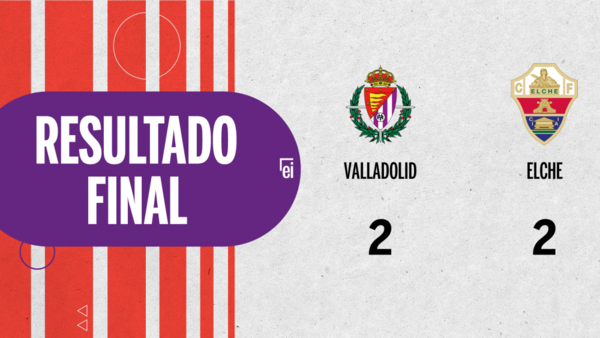 Elche empata ante Valladolid pese al doblete de Josán