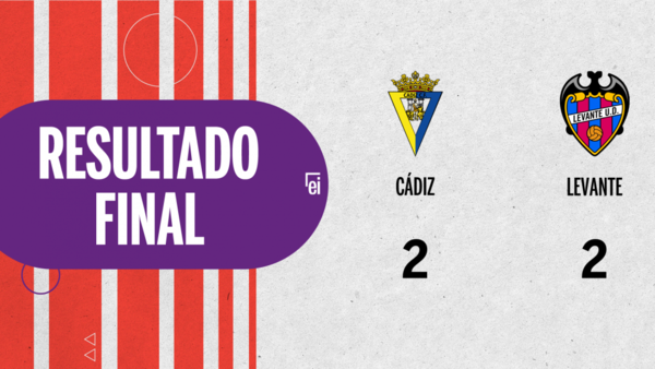 Levante empata ante Cádiz pese al doblete de Roger Martí
