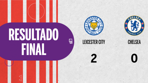Leicester City marcó dos veces en la victoria ante Chelsea en el estadio King Power Stadium