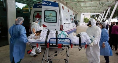 HOY / Brasil vuelve a sumar más de mil muertes por COVID-19 en un solo día