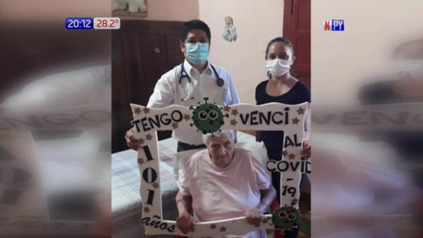Venció al coronavirus con sus 101 años | Noticias Paraguay