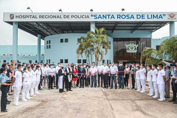 Coronel Oviedo celebra reapertura del Hospital Regional de Policía y nueva comisaría | .::Agencia IP::.