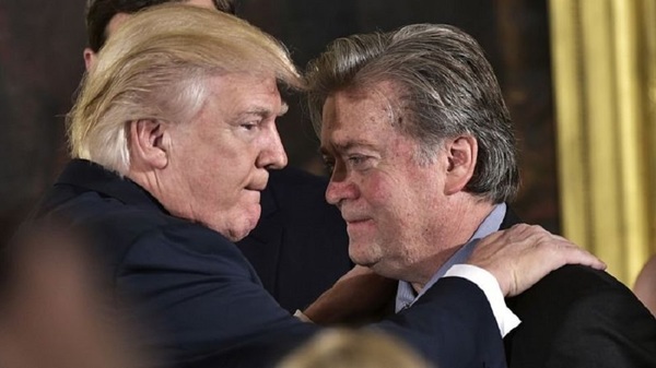 Trump perdona a su exasesor Steve Bannon
