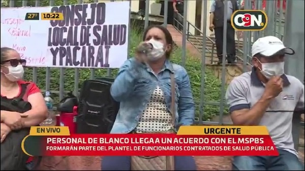 Discordia frente al Ministerio de Salud - C9N