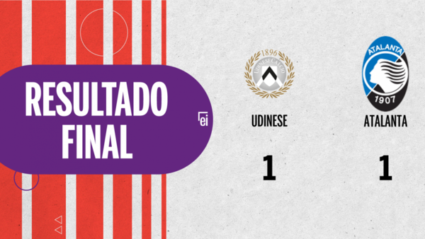 Udinese y Atalanta se reparten los puntos y empatan 1-1