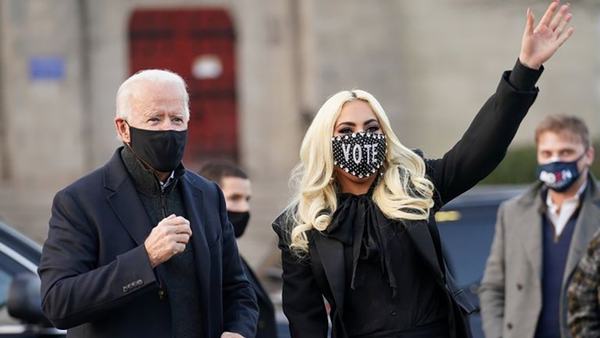 Lady Gaga y otras grandes figuras en la toma de posesión de Joe Biden