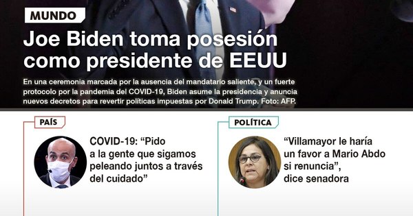La Nación / LN PM: Las noticias más relevantes de la siesta del 20 de enero