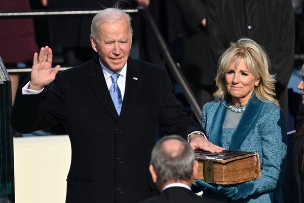 Joe Biden da su discurso inaugural: “La democracia ha prevalecido”