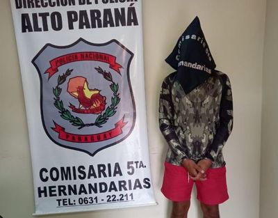 Detienen a presunto motochorro e incautan varias evidencias de su poder  - ABC en el Este - ABC Color