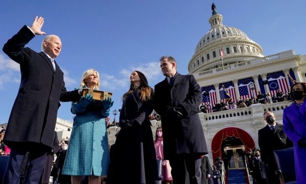 Joe Biden en su primer discurso: «La división es real, sin unidad no hay paz»